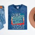 90's Vibe Vintage Style Cassette Tape Nostalgia 1990s Party Mineral Wash Tshirts Mineral Navy