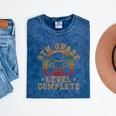 9th Grade Level Complete Ninth Grade Graduation Video Gamer Mineral Wash Tshirts Mineral Navy