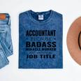 Accountant Graduation Future Accountant Men Women Mineral Wash Tshirts Mineral Navy