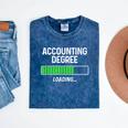 Accounting Degree Loading Shirt Graduation Student Mineral Wash Tshirts Mineral Navy
