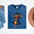 African American Woman Girl Graduation Class Mineral Wash Tshirts Mineral Navy