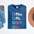 AKA Doctor Medical Worker Appreciation Graduation Mineral Wash Tshirts Mineral Navy