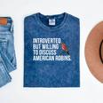 American Robin Bird Watching Lover Introvert Quote Mineral Wash Tshirts Mineral Navy American Robin Bird Watching Lover Introvert Quote Mineral Wash Tshirts Mineral Navy
