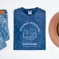 Analogue Nostalgia Paper Books Book Graphic Mineral Wash Tshirts Mineral Navy