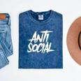 Anti Social Anti Social Club Introvert People Hate Mineral Wash Tshirts Mineral Navy