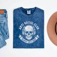 Anti Social Club Official Member Introvert Crest Mineral Wash Tshirts Mineral Navy