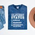 Anti Valentines Day Nursing School Nurse Graduation Shirt Mineral Wash Tshirts Mineral Navy