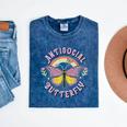 Antisocial Butterfly Groovy t For Introvert Men Women Girls Mineral Wash Tshirts Mineral Navy Antisocial Butterfly Groovy t For Introvert Men Women Girls Mineral Wash Tshirts Mineral Navy