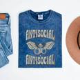 Antisocial Butterfly Quote Socially Selective Introvert Mineral Wash Tshirts Mineral Navy Antisocial Butterfly Quote Socially Selective Introvert Mineral Wash Tshirts Mineral Navy