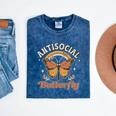 Antisocial Butterfly Tee For Introvert Men Women Girls Mineral Wash Tshirts Mineral Navy Antisocial Butterfly Tee For Introvert Men Women Girls Mineral Wash Tshirts Mineral Navy