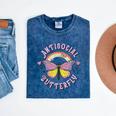 Antisocial Butterfly Tees For Introvert Men Women Girls Mineral Wash Tshirts Mineral Navy