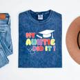 My Auntie Did It Aunt Graduation Nurse Doctor Aunt Graduated Mineral Wash Tshirts Mineral Navy