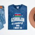 Azerbaijan Lover Saying Azeri Nostalgia Mineral Wash Tshirts Mineral Navy