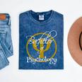Bachelor Of Science Psychology Graduation Mineral Wash Tshirts Mineral Navy