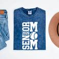 Baseball Senior Mom Class Of 2026 Senior Night Graduation Mineral Wash Tshirts Mineral Navy
