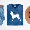 Basenji Graduation Dog Graduate Mineral Wash Tshirts Mineral Navy