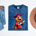 Bearded Dragon Graduation Kindergarten Elementary Girl Boy Mineral Wash Tshirts Mineral Navy