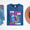 The Best Dads Are 80s Kids 80s Dad Nostalgia Mineral Wash Tshirts Mineral Navy