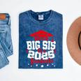 Big Sis Of a 2025 Graduate Class Senior Graduation Grad 25 Mineral Wash Tshirts Mineral Navy