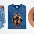 Bigfoot Sasquatch Lover Introvert Antisocial Humor Mineral Wash Tshirts Mineral Navy