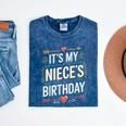 Boho Nostalgia It's My Niece's Birthday Women Kids Mineral Wash Tshirts Mineral Navy Boho Nostalgia It's My Niece's Birthday Women Kids Mineral Wash Tshirts Mineral Navy