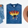 Boom Graduation Hat And Diploma For Proud Graduate Mineral Wash Tshirts Mineral Navy
