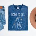 Born To Be a Nurse Doctor Graduation T-Shirt Mineral Wash Tshirts Mineral Navy