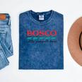 Bosco Little Puppets Help Irish Nostalgia Retro 80s Premium Tri-Blend Mineral Wash Tshirts Mineral Navy