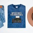 Bring Back Fax Machines Office Sarcasm Nostalgia Mineral Wash Tshirts Mineral Navy