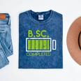 Bsc Completed Bachelor Of Science Graduation 2025 Mineral Wash Tshirts Mineral Navy