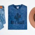 Cactus Not A Hugger Homebody Introvert Mineral Wash Tshirts Mineral Navy
