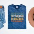 Camera Lover Introverted But Willing To Discuss Photography Mineral Wash Tshirts Mineral Navy Camera Lover Introverted But Willing To Discuss Photography Mineral Wash Tshirts Mineral Navy