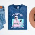I Can't Go My Cat Said No Introvert Anxiety Cat Lover Mineral Wash Tshirts Mineral Navy I Can't Go My Cat Said No Introvert Anxiety Cat Lover Mineral Wash Tshirts Mineral Navy
