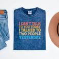 I Can't Talk To You Today Introvert Sarcastic Joke Mineral Wash Tshirts Mineral Navy I Can't Talk To You Today Introvert Sarcastic Joke Mineral Wash Tshirts Mineral Navy