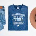 Cardiologist Future Cardiologist Graduation Mineral Wash Tshirts Mineral Navy