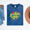 Cartoons Retro 18 Years Later Groovy Pop Art Nostalgia Premium Tri-Blend Mineral Wash Tshirts Mineral Navy