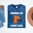 Cat Ignoring You Expert Level Orange Tabby Introvert Mineral Wash Tshirts Mineral Navy Cat Ignoring You Expert Level Orange Tabby Introvert Mineral Wash Tshirts Mineral Navy