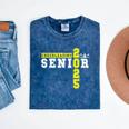 Cheerleading Senior Night Cheer Senior 2025 Graduation 11 Mineral Wash Tshirts Mineral Navy