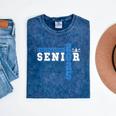 Cheerleading Senior Night Cheer Senior 2025 Graduation 23 Mineral Wash Tshirts Mineral Navy