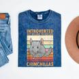 Chinchilla Owner Introvert Chinchilla Mineral Wash Tshirts Mineral Navy