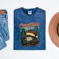 Christmas Movies Chill Retro VHS Holiday Nostalgia Mineral Wash Tshirts Mineral Navy