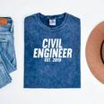 Civil Engineer Graduation Shirt New Civil Engineer Mineral Wash Tshirts Mineral Navy