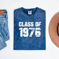 Class Of 1976 High School College Graduation Reunion T-Shirt Mineral Wash Tshirts Mineral Navy