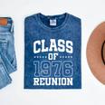 Class Of 1976 Reunion 50 Years Alumni Graduation High School Mineral Wash Tshirts Mineral Navy