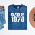 Class Of 1978 High School College Graduation Reunion Mineral Wash Tshirts Mineral Navy