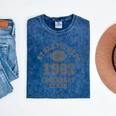 Class Of 1982 Graduation Yr High School Pride Vintage Retro Mineral Wash Tshirts Mineral Navy