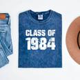 Class Of 1984 High School College Graduation Reunion Mineral Wash Tshirts Mineral Navy