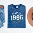 Class Of 1995 School Reunion Graduation Vintage Style Mineral Wash Tshirts Mineral Navy
