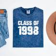 Class Of 1998 High School College Graduation Reunion Mineral Wash Tshirts Mineral Navy