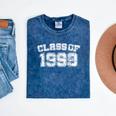 Class Of 1999 99 School Tee Shirt Graduation Class Party Mineral Wash Tshirts Mineral Navy